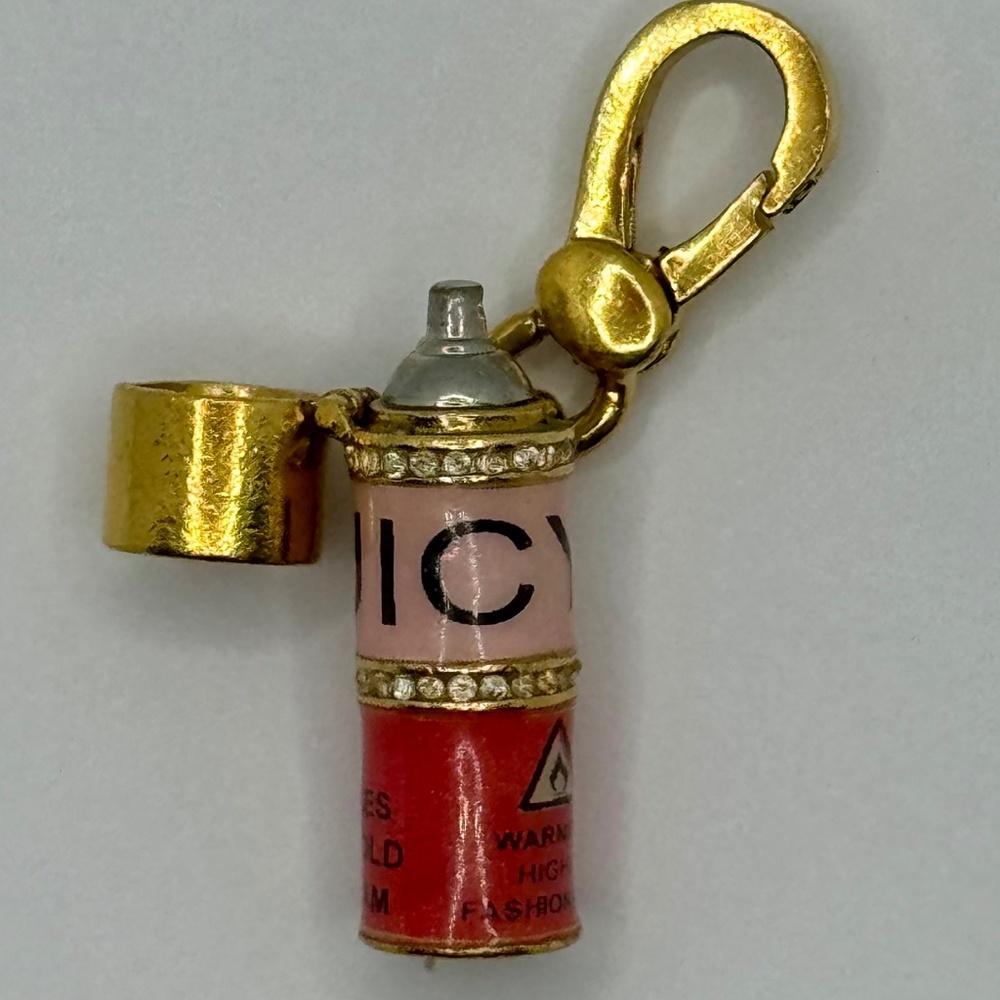 Juicy Couture Hair Spray Bottle Charm – 100% Authentic